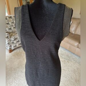 H&M Elegant Black Sleeveless Dress